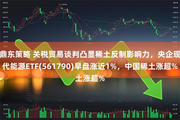 鼎东策略 关税贸易谈判凸显稀土反制影响力，央企现代能源ETF(561790)早盘涨近1%，中国稀土涨超%