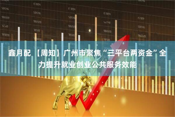 鑫月配 【周知】广州市聚焦“三平台两资金”全力提升就业创业公共服务效能